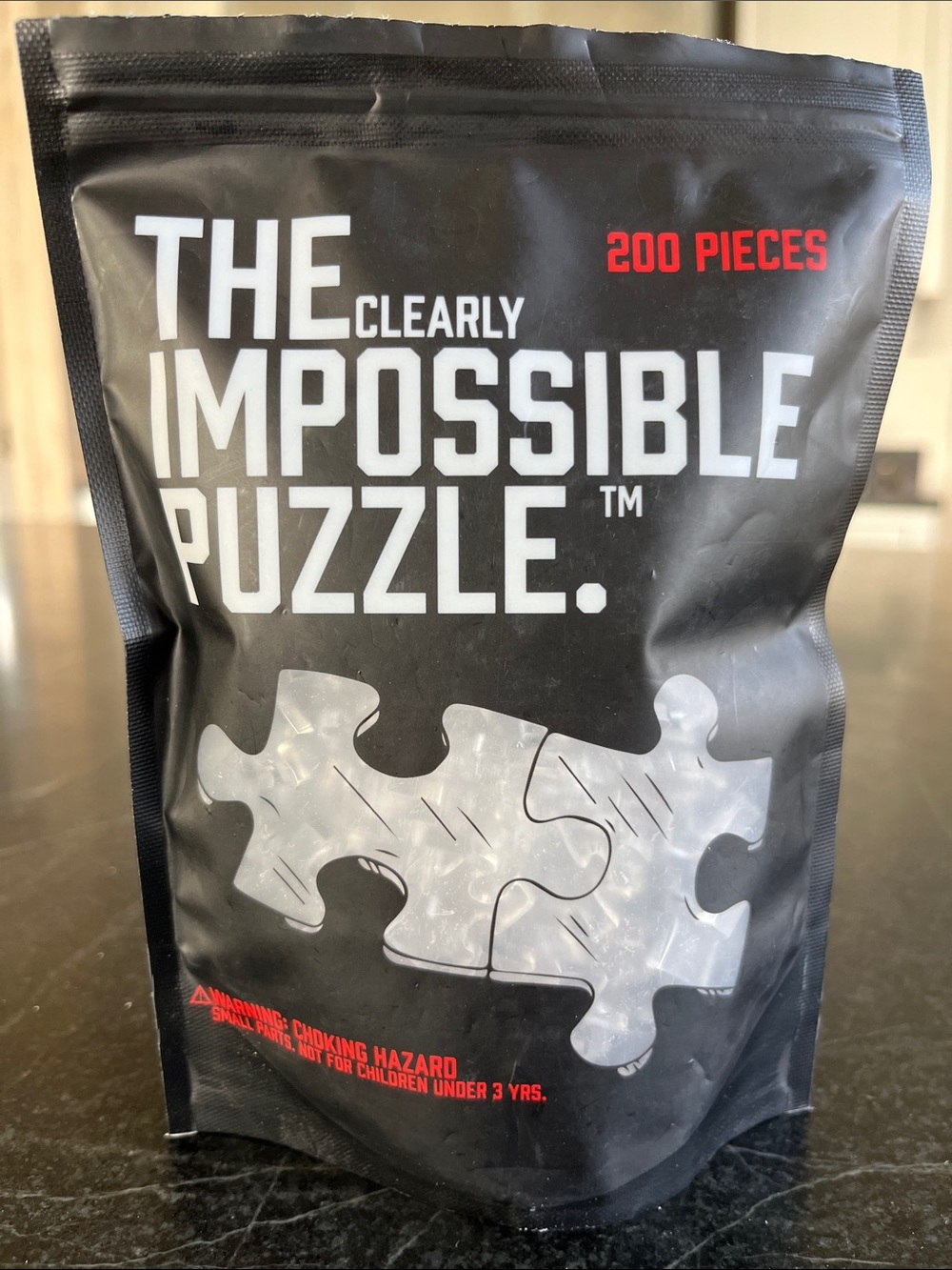New The Clearly Impossible Puzzle 200 Pieces Unique Rare Gift Kids Family Game